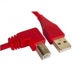 UDG Ultimate Audio Cable USB 2.0 A B Red Angled 3m
