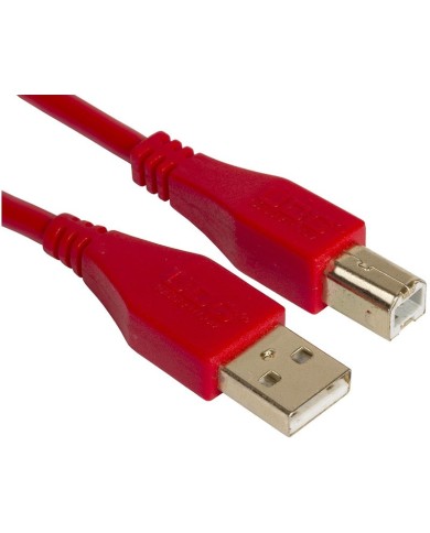 UDG Ultimate Audio Cable USB 2.0 A B Red Straight 1m