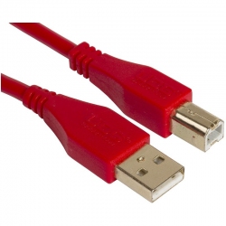 UDG Ultimate Audio Cable USB 2.0 A B Red Straight 3m