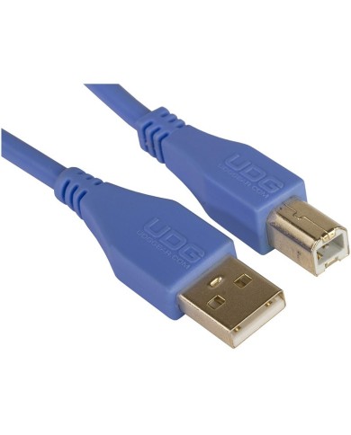 UDG Ultimate Audio Cable USB 2.0 A B Light Blue Straight 2m