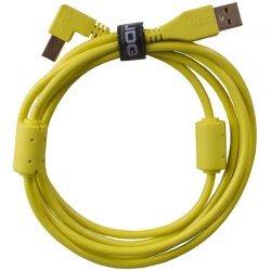 UDG Ultimate Audio Cable USB 2.0 A B Yellow Angled 2m