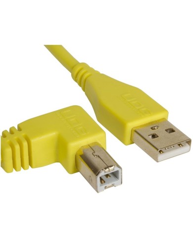 UDG Ultimate Audio Cable USB 2.0 A B Yellow Angled 2m