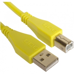 UDG Ultimate Audio Cable USB 2.0 A B Yellow Straight 1m