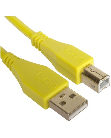 UDG Ultimate Audio Cable USB 2.0 A B Yellow Straight 2m
