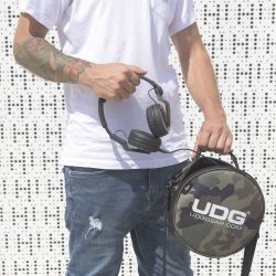 UDG Ultimate Digi Headphone Bag Black Camo Orange Inside