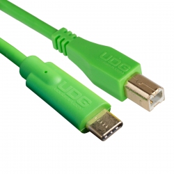 UDG Ultimate Audio Cable USB 2.0 C-B Green Straight 1.5m