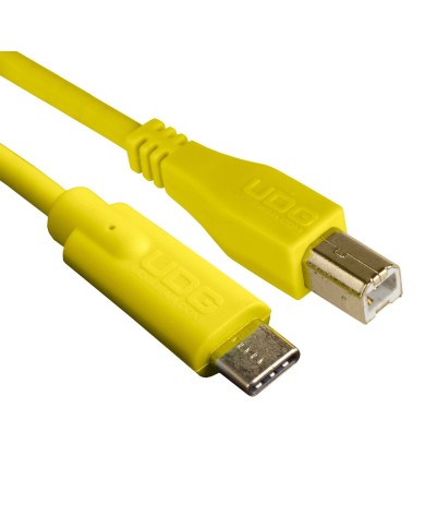 UDG Ultimate Audio Cable USB 2.0 C-B Yellow Straight 1.5m