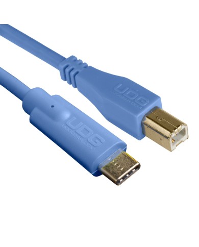 UDG Ultimate Audio Cable USB 2.0 C-B Blue Straight 1.5m