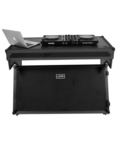UDG Ultimate Flight Case Portable Z Style Dj Table Black Pus (WHEELS)