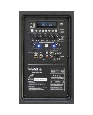 Ibiza Sound PORT 12UHF MKII