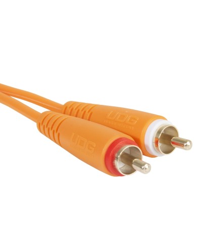 UDG Ultimate Audio Cable Set RCA - RCA Orange Straight 1,5m