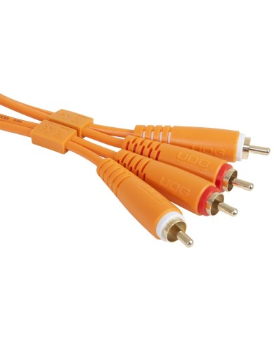 UDG Ultimate Audio Cable Set RCA - RCA Orange Straight 1,5m