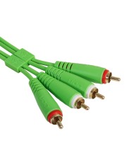 UDG Ultimate Audio Cable Set RCA - RCA Green Straight 1,5m