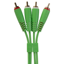 UDG Ultimate Audio Cable Set RCA - RCA Green Straight 1,5m