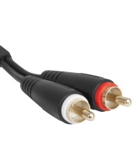 UDG Ultimate Audio Cable Set RCA - RCA Black Straight 1,5m