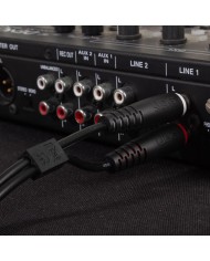 UDG Ultimate Audio Cable Set RCA - RCA Black Straight 1,5m