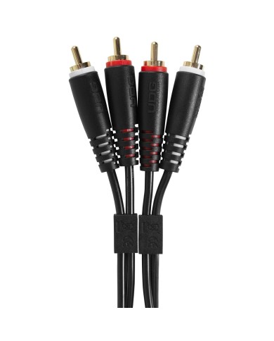 UDG Ultimate Audio Cable Set RCA - RCA Black Straight 1,5m