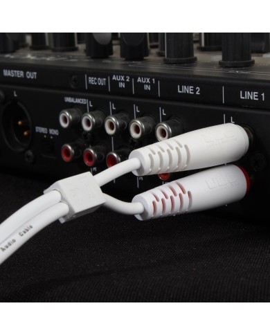UDG Ultimate Audio Cable Set RCA - RCA White Straight 1,5m