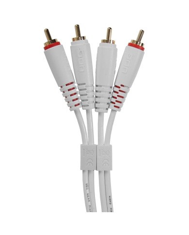 UDG Ultimate Audio Cable Set RCA - RCA White Straight 1,5m