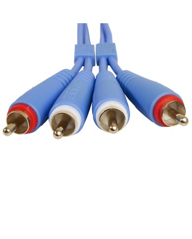 UDG Ultimate Audio Cable Set RCA - RCA Blue Straight 1,5m