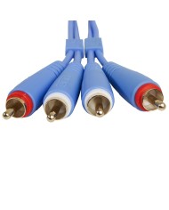 UDG Ultimate Audio Cable Set RCA - RCA Blue Straight 1,5m