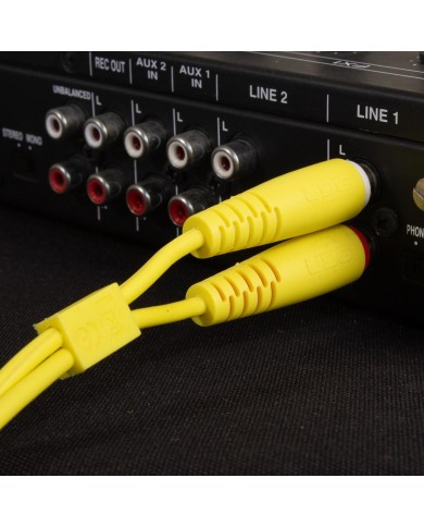 UDG Ultimate Audio Cable Set RCA - RCA Yellow Straight 1,5m