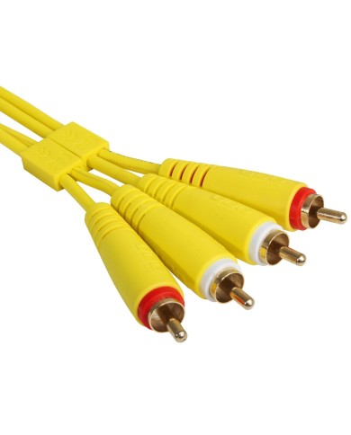 UDG Ultimate Audio Cable Set RCA - RCA Yellow Straight 1,5m