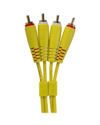UDG Ultimate Audio Cable Set RCA - RCA Yellow Straight 1,5m