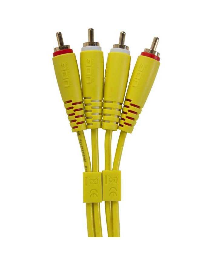 UDG Ultimate Audio Cable Set RCA - RCA Yellow Straight 1,5m