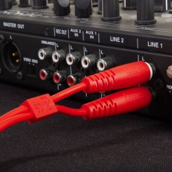 UDG Ultimate Audio Cable Set 1/4'' Jack - 1/4'' Jack Red Straight 1,5m