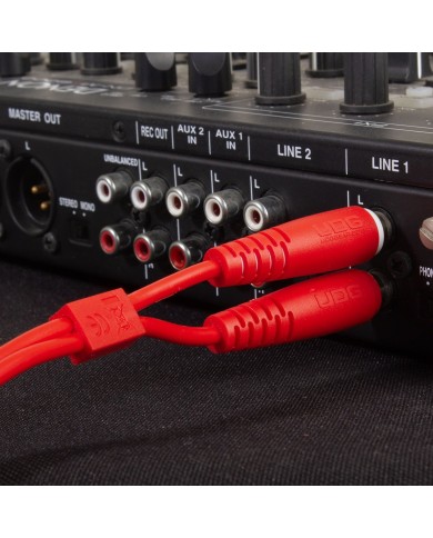 UDG Ultimate Audio Cable Set 1/4'' Jack - 1/4'' Jack Red Straight 1,5m