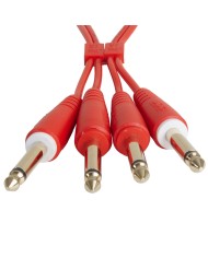 UDG Ultimate Audio Cable Set 1/4'' Jack - 1/4'' Jack Red Straight 1,5m