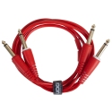 UDG Ultimate Audio Cable Set 1/4'' Jack - 1/4'' Jack Red Straight 1,5m