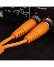 UDG Ultimate Audio Cable Set 1/4'' Jack - 1/4'' Jack Orange Straight 1,5m