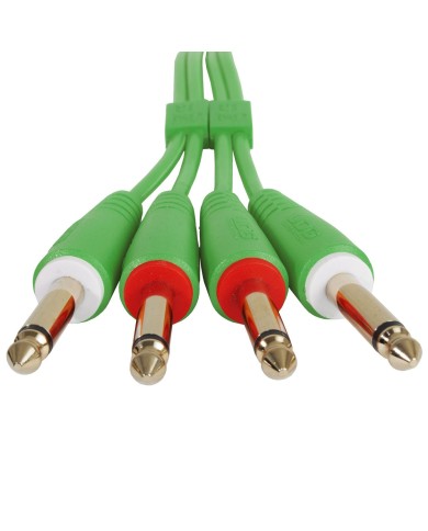 UDG Ultimate Audio Cable Set 1/4'' Jack - 1/4'' Jack Green Straight 1,5m