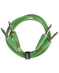 UDG Ultimate Audio Cable Set 1/4'' Jack - 1/4'' Jack Green Straight 1,5m