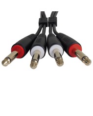 UDG Ultimate Audio Cable Set 1/4'' Jack - 1/4'' Jack Black Straight 1,5m