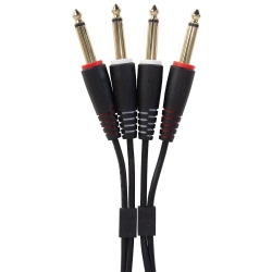 UDG Ultimate Audio Cable Set 1/4'' Jack - 1/4'' Jack Black Straight 1,5m