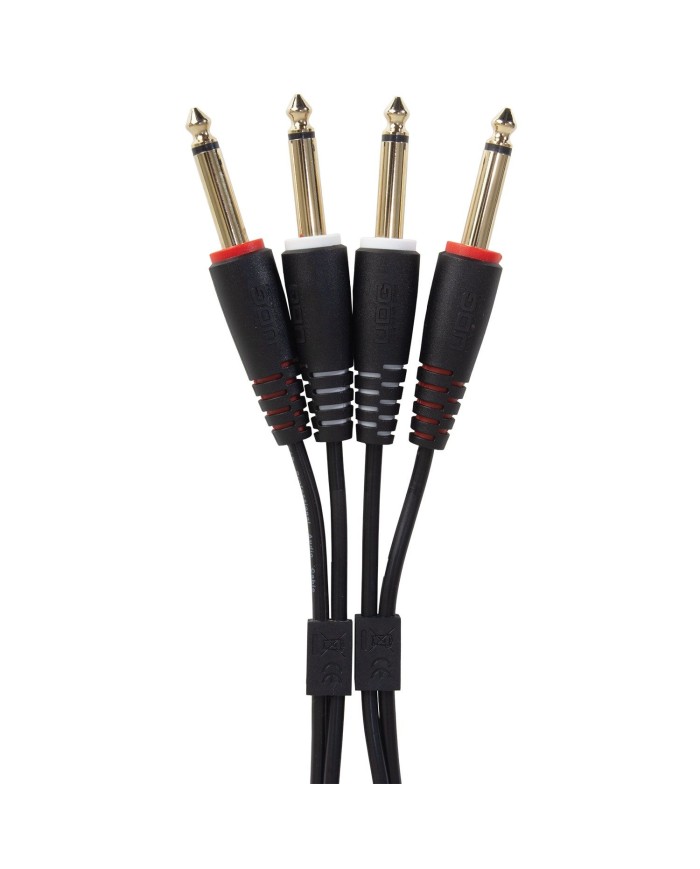 UDG Ultimate Audio Cable Set 1/4'' Jack - 1/4'' Jack Black Straight 1,5m