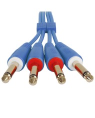 UDG Ultimate Audio Cable Set 1/4'' Jack - 1/4'' Jack Blue Straight 1,5m