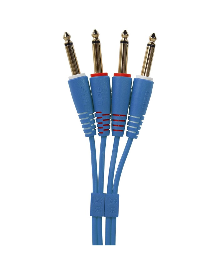 UDG Ultimate Audio Cable Set 1/4'' Jack - 1/4'' Jack Blue Straight 1,5m