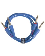 UDG Ultimate Audio Cable Set 1/4'' Jack - 1/4'' Jack Blue Straight 1,5m