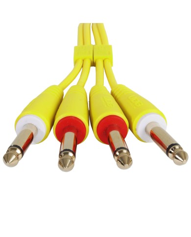 UDG Ultimate Audio Cable Set 1/4'' Jack - 1/4'' Jack Yellow Straight 1,5m