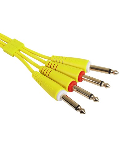 UDG Ultimate Audio Cable Set 1/4'' Jack - 1/4'' Jack Yellow Straight 1,5m