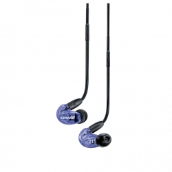 Shure SE215 Special Edition Purple + UNIEFS
