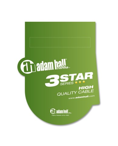Adam Hall XLR Hembra / Jack Stereo 3M (3 Star)