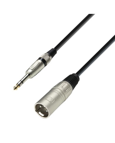 Adam Hall XLR Macho / Jack Stereo 3M (3 Star)