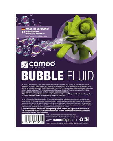 Cameo Bubble Fluid 5L