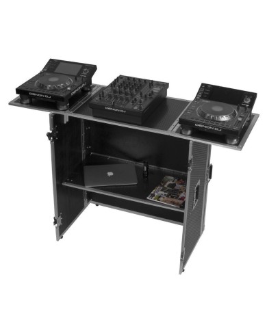 UDG Ultimate Fold Out DJ Table Silver Plus